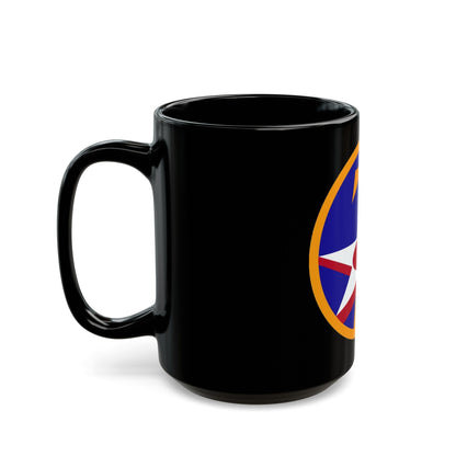 7 Air Force (U.S. Army) Black Coffee Mug-The Sticker Space