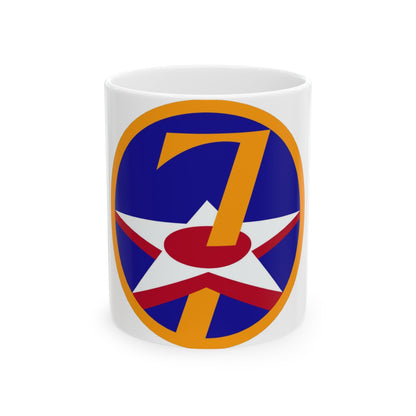 7 Air Force (U.S. Army) White Coffee Mug-11oz-The Sticker Space