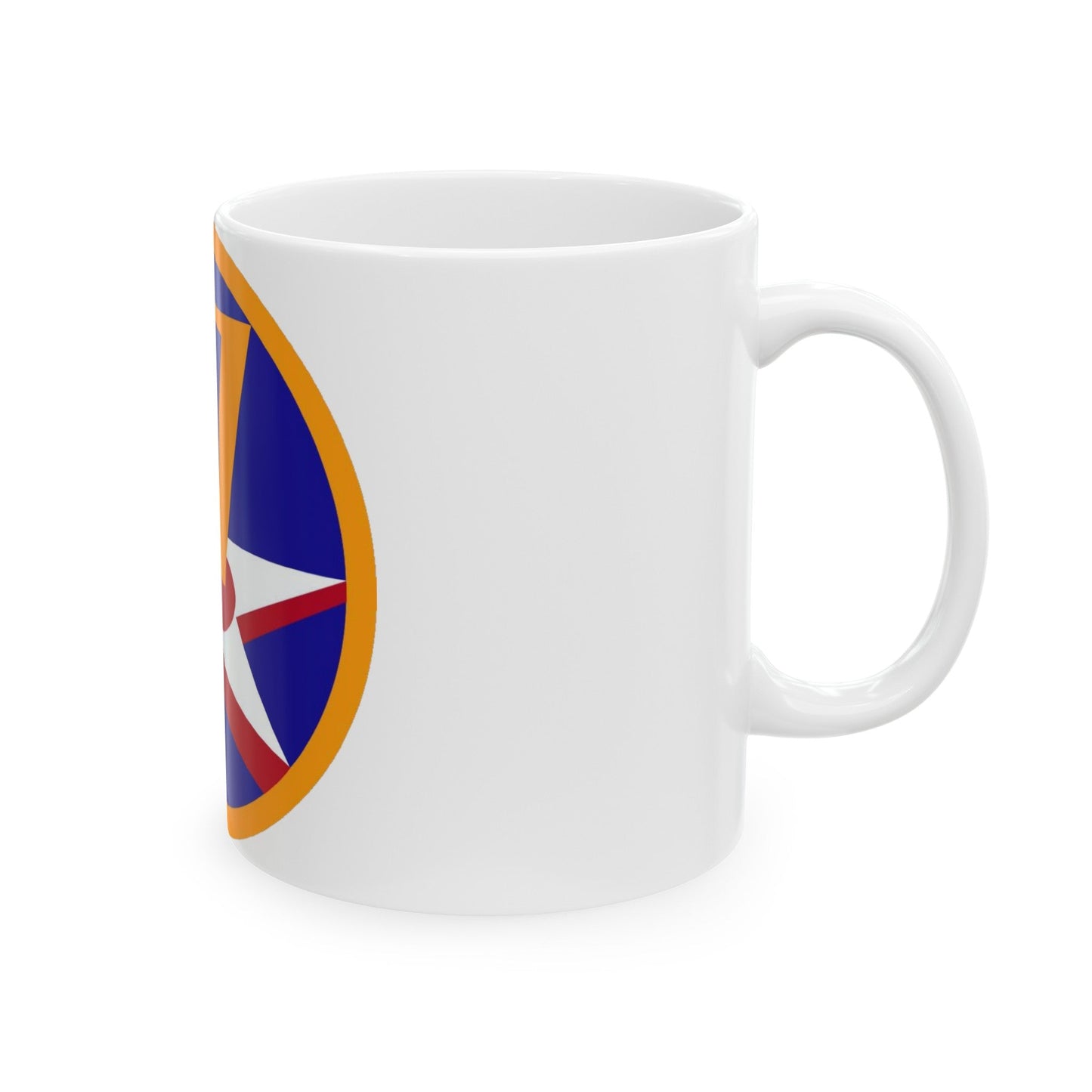 7 Air Force (U.S. Army) White Coffee Mug-The Sticker Space