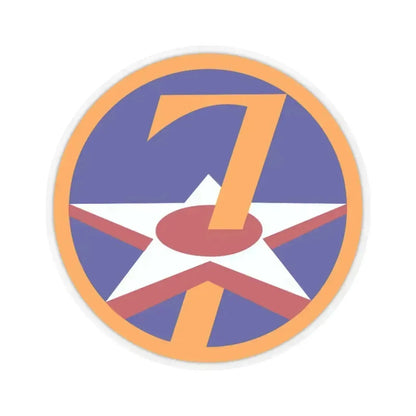 7 Air Force (U.S. Army) STICKER Vinyl Kiss-Cut Decal 6 Inch Transparent - The Sticker Space