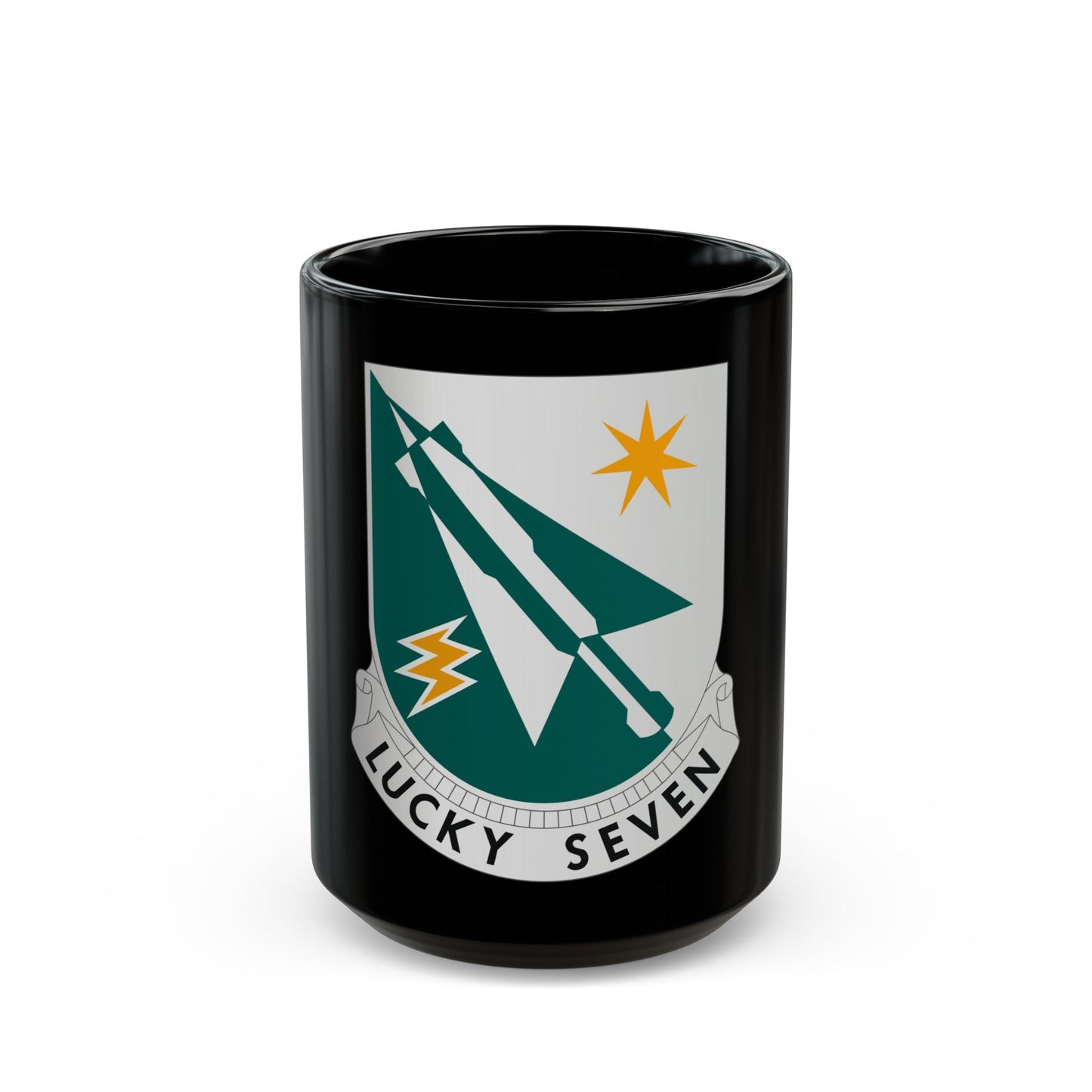 7 Aviation Battalion (U.S. Army) Black Coffee Mug-15oz-The Sticker Space