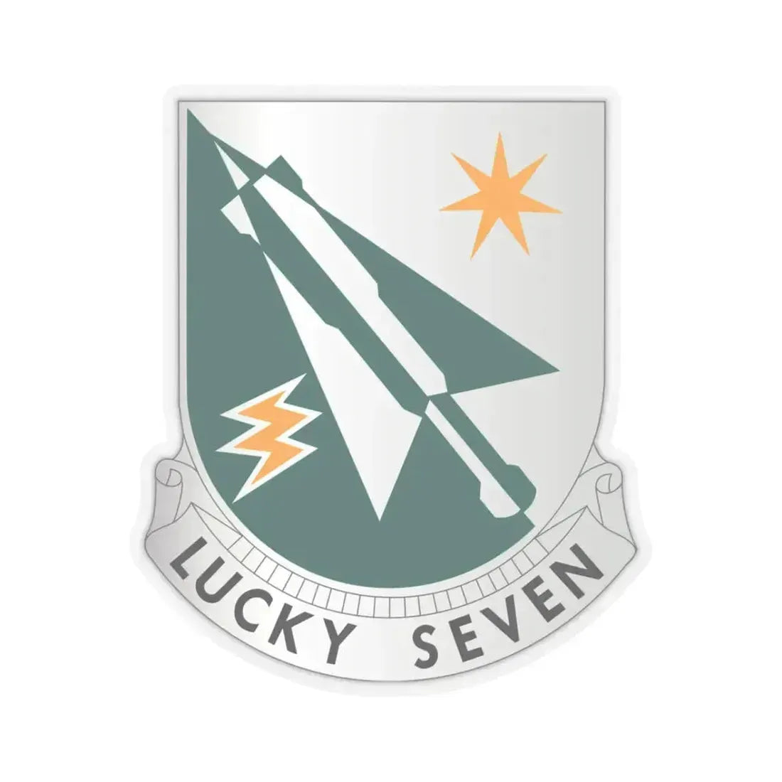 7 Aviation Battalion (U.S. Army) STICKER Vinyl Kiss-Cut Decal 3 Inch Transparent - The Sticker Space