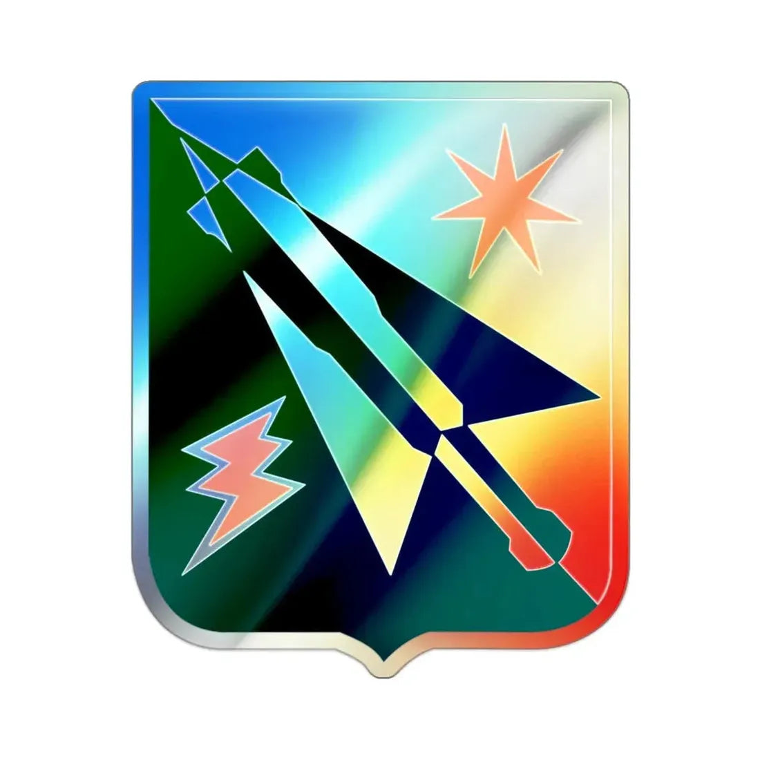 7 Aviation Battalion v2 (U.S. Army) Holographic STICKER Die-Cut Vinyl Decal - The Sticker Space