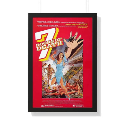 7 DOORS OF DEATH (THE BEYOND) 1981 - Framed Movie Poster - The Sticker Space