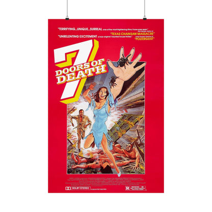 7 DOORS OF DEATH (THE BEYOND) 1981 - Paper Movie Poster-24″ x 36″-The Sticker Space