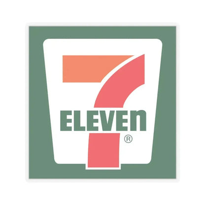 7-Eleven (Logo) STICKER Vinyl Kiss-Cut Decal 4 Inch Transparent - The Sticker Space
