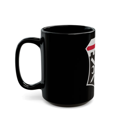 7 Engineer Battalion (U.S. Army) Black Coffee Mug-The Sticker Space