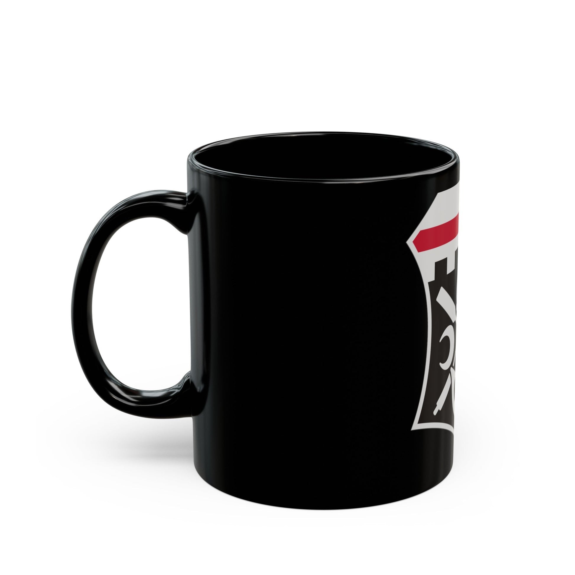 7 Engineer Battalion (U.S. Army) Black Coffee Mug-The Sticker Space