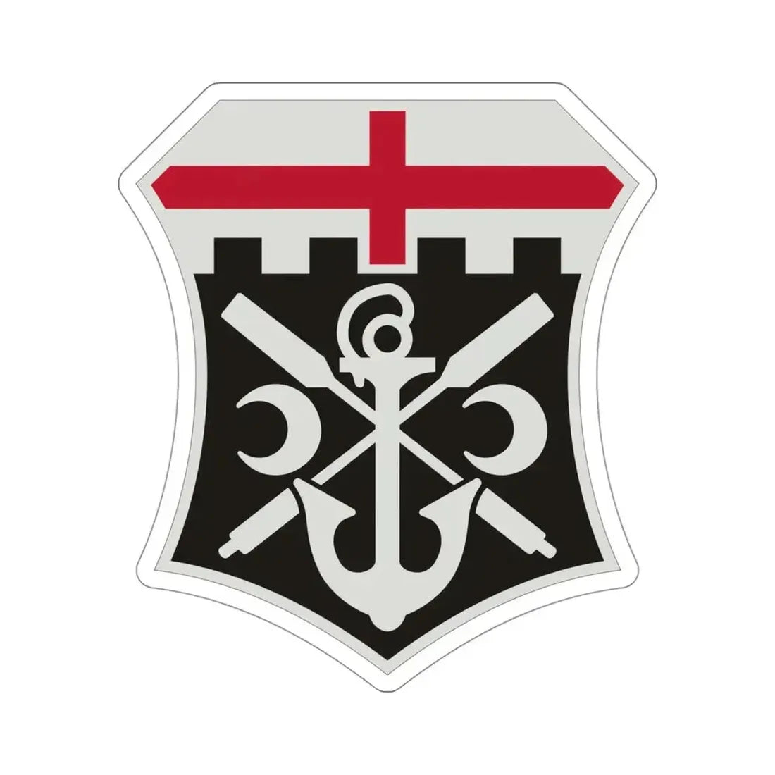 7 Engineer Battalion (U.S. Army) STICKER Vinyl Die-Cut Decal 4 Inch - The Sticker Space