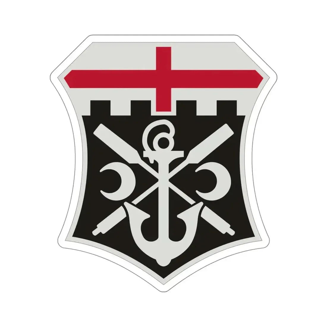 7 Engineer Battalion (U.S. Army) STICKER Vinyl Die-Cut Decal 5 Inch - The Sticker Space