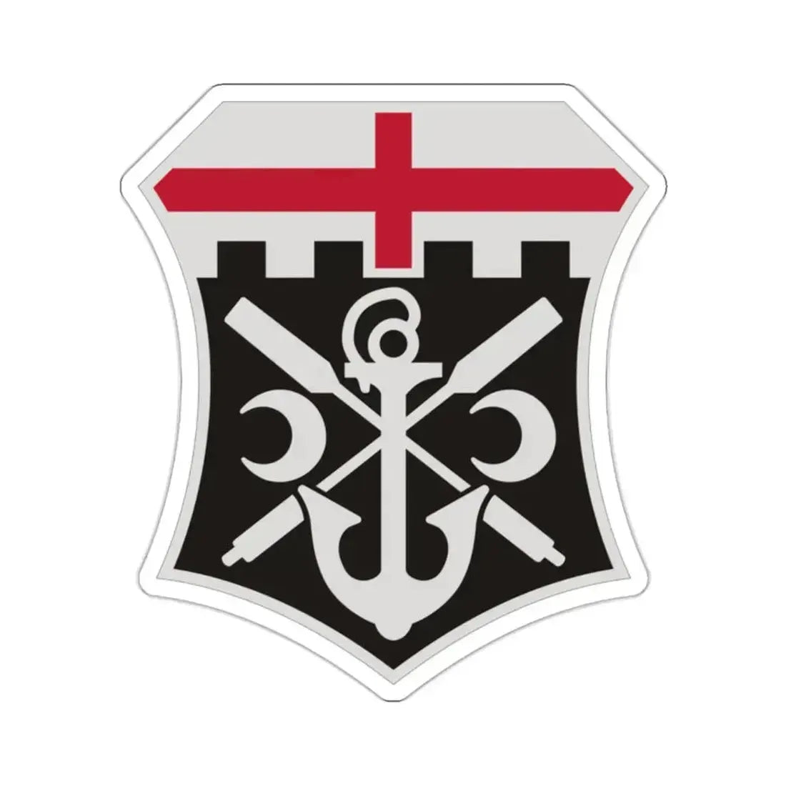 7 Engineer Battalion (U.S. Army) STICKER Vinyl Kiss-Cut Decal 2 Inch White - The Sticker Space