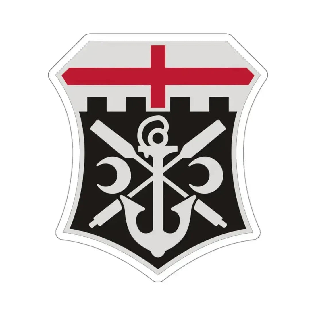 7 Engineer Battalion (U.S. Army) STICKER Vinyl Kiss-Cut Decal 3 Inch White - The Sticker Space