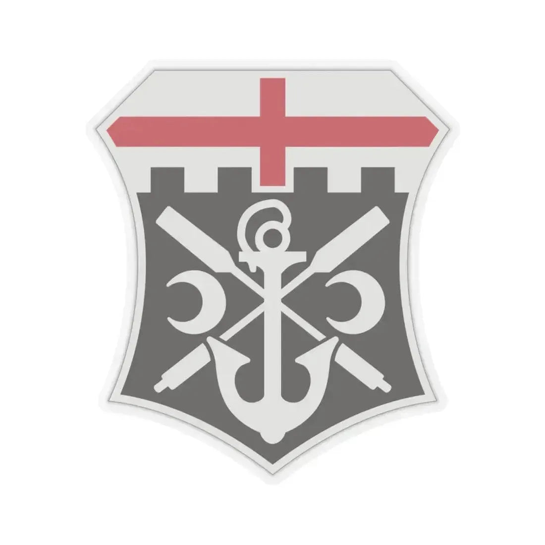 7 Engineer Battalion (U.S. Army) STICKER Vinyl Kiss-Cut Decal 4 Inch Transparent - The Sticker Space