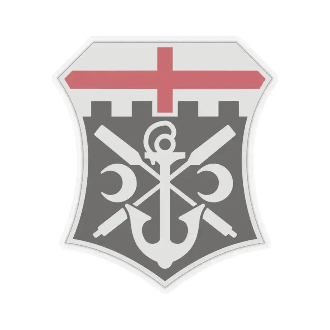 7 Engineer Battalion (U.S. Army) STICKER Vinyl Kiss-Cut Decal 6 Inch Transparent - The Sticker Space