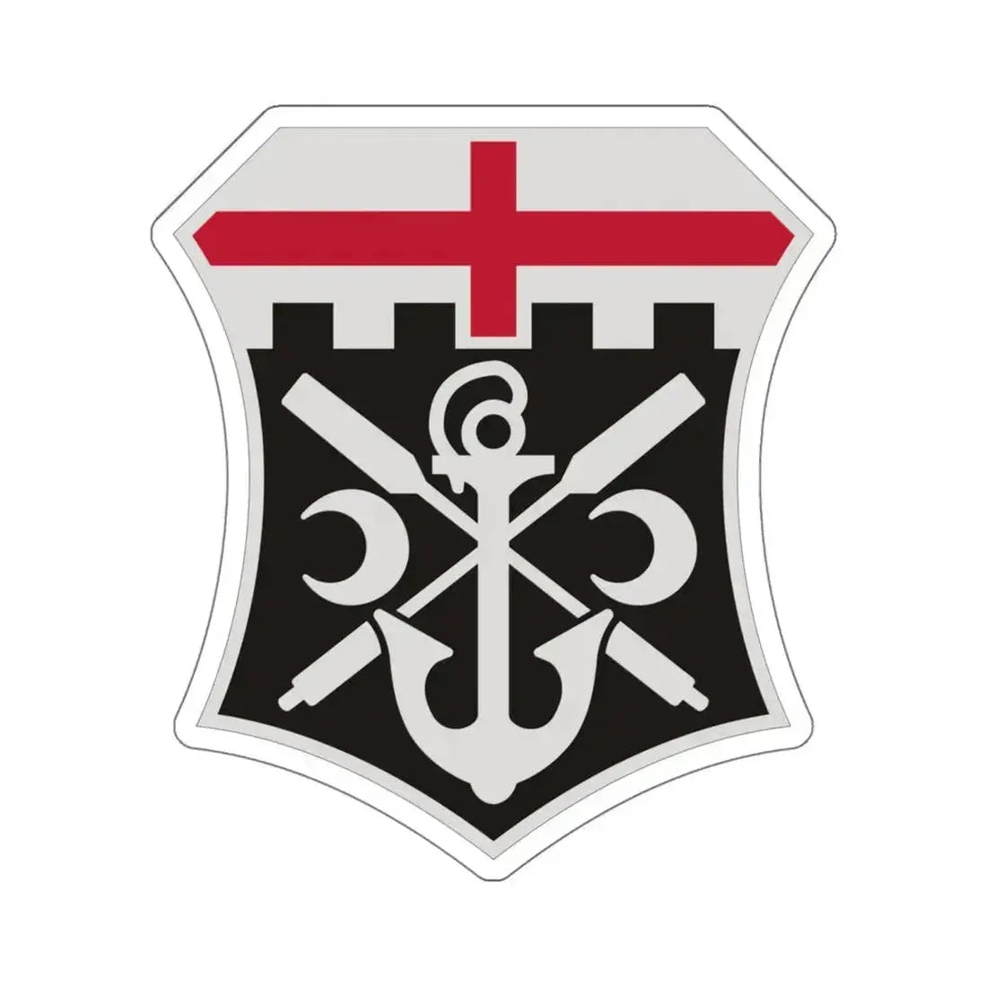 7 Engineer Battalion (U.S. Army) STICKER Vinyl Kiss-Cut Decal 6 Inch White - The Sticker Space