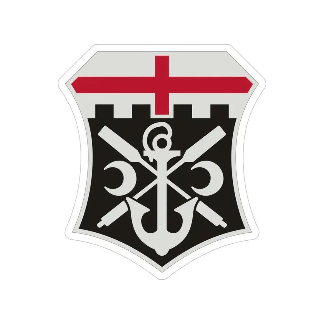 7 Engineer Battalion (U.S. Army) Transparent STICKER Die-Cut Vinyl Decal 4 Inch - The Sticker Space