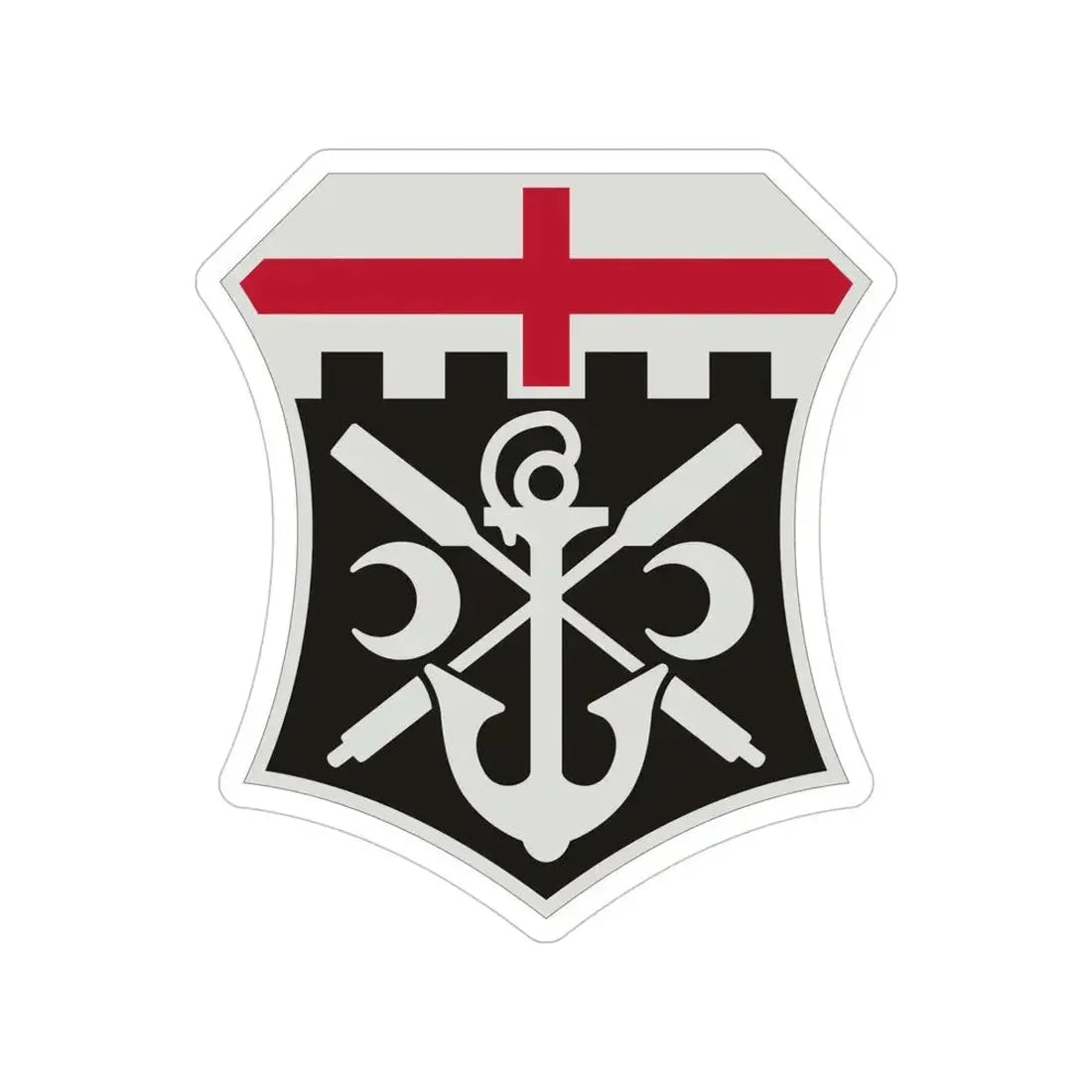 7 Engineer Battalion (U.S. Army) Transparent STICKER Die-Cut Vinyl Decal 5 Inch - The Sticker Space