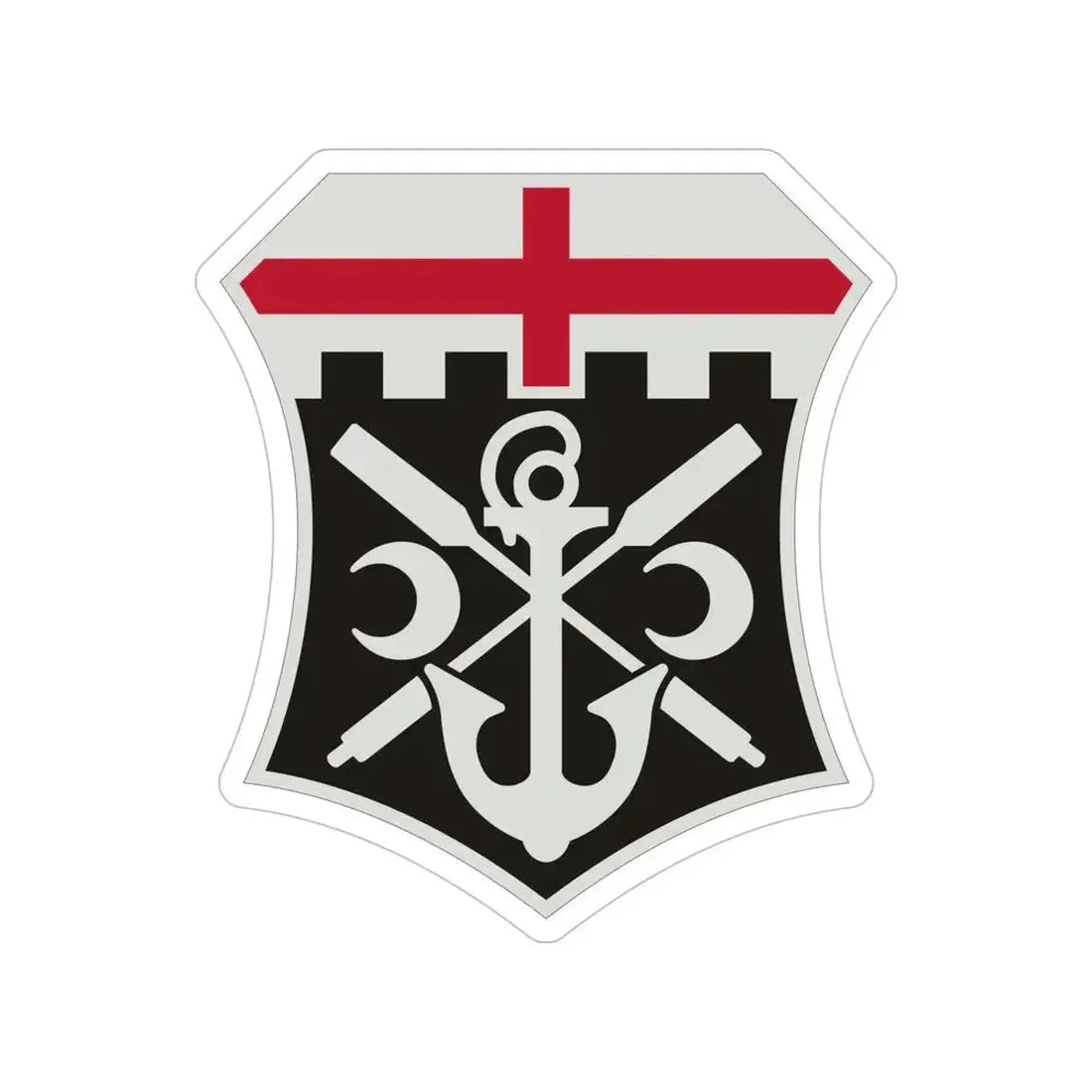 7 Engineer Battalion (U.S. Army) Transparent STICKER Die-Cut Vinyl Decal 6 Inch - The Sticker Space