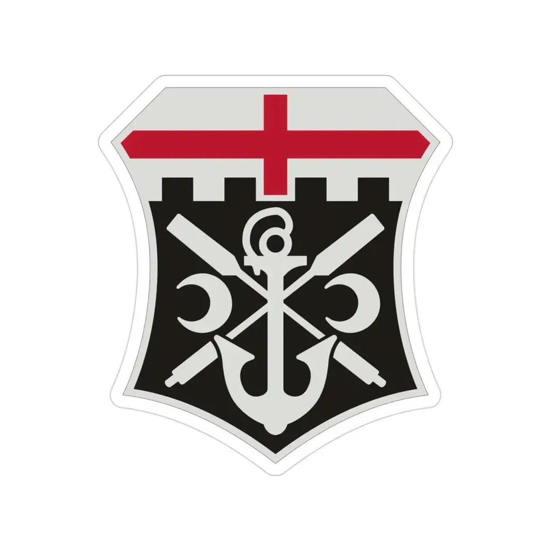 7 Engineer Battalion (U.S. Army) Transparent STICKER Die-Cut Vinyl Decal - The Sticker Space