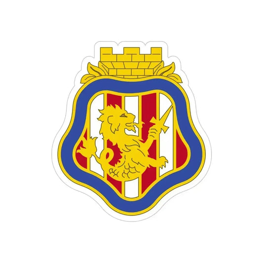 7 Engineer Brigade 2 (U.S. Army) REVERSE PRINT Transparent Die-Cut STICKER 6 Inch Die-Cut Transparent - The Sticker Space