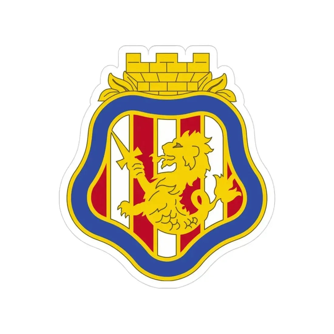 7 Engineer Brigade 2 (U.S. Army) Transparent STICKER Die-Cut Vinyl Decal 3 Inch - The Sticker Space