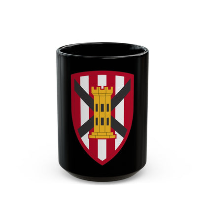 7 Engineer Brigade (U.S. Army) Black Coffee Mug-15oz-The Sticker Space