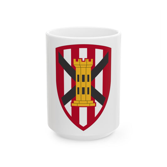 7 Engineer Brigade (U.S. Army) White Coffee Mug-15oz-The Sticker Space