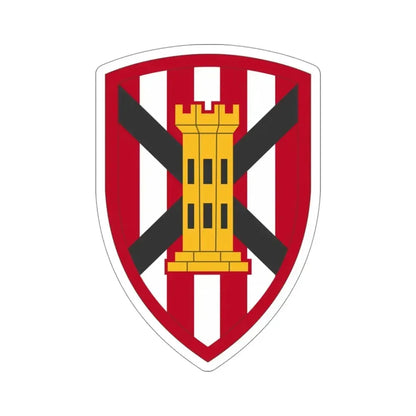 7 Engineer Brigade (U.S. Army) STICKER Vinyl Die-Cut Decal 4 Inch - The Sticker Space