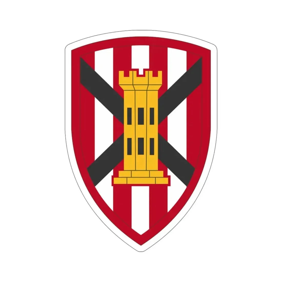 7 Engineer Brigade (U.S. Army) STICKER Vinyl Die-Cut Decal - The Sticker Space