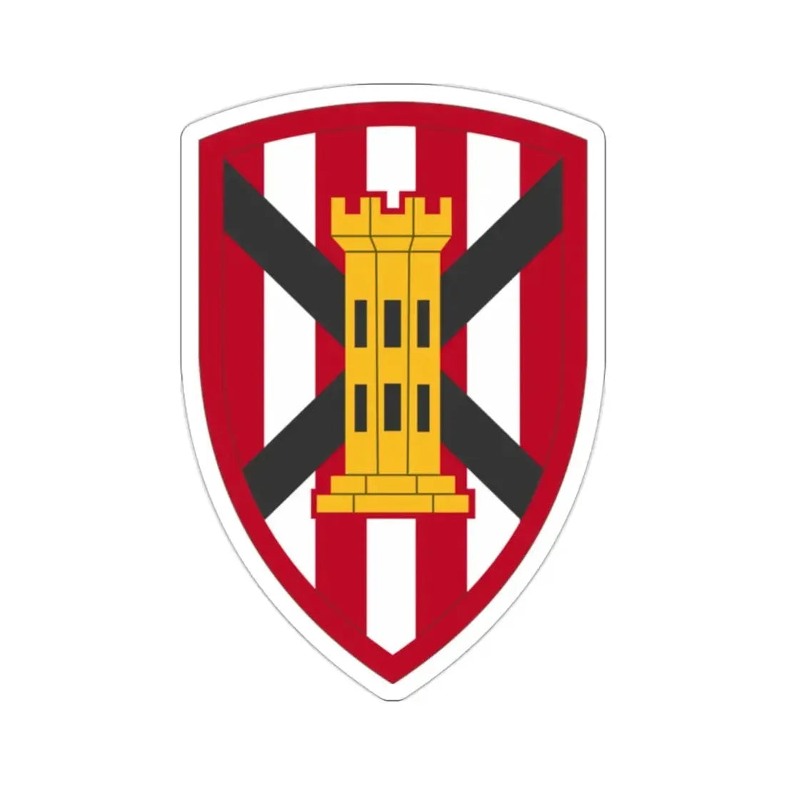 7 Engineer Brigade (U.S. Army) STICKER Vinyl Die-Cut Decal - The Sticker Space