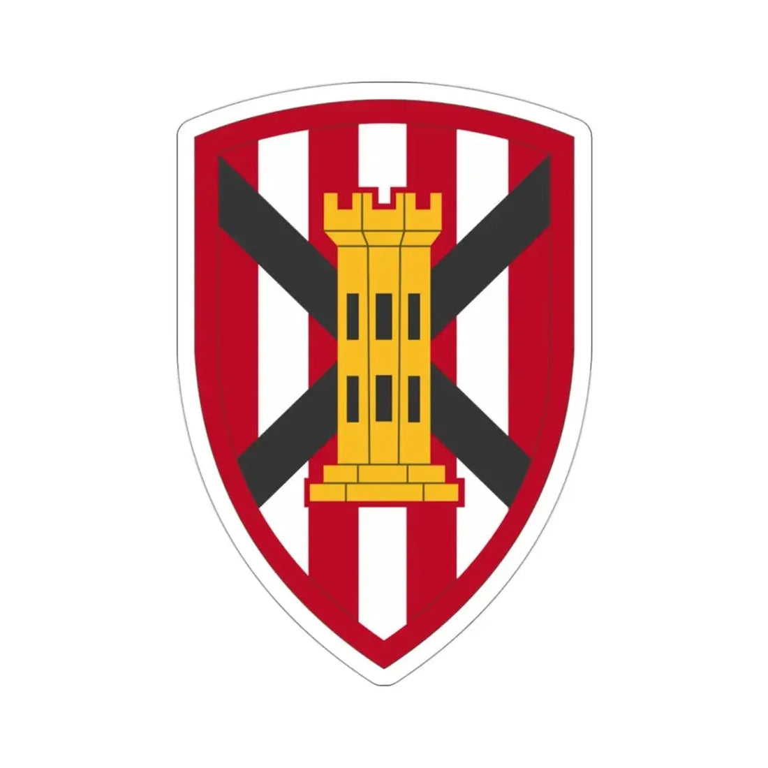 7 Engineer Brigade (U.S. Army) STICKER Vinyl Die-Cut Decal - The Sticker Space