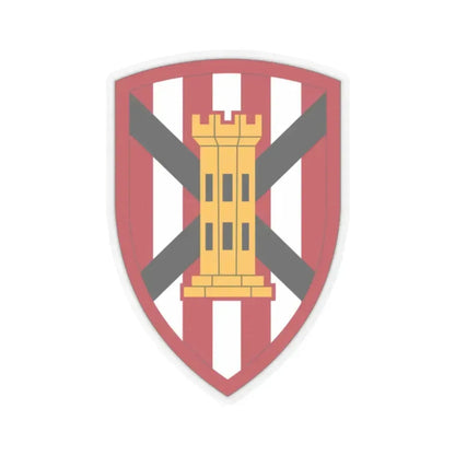 7 Engineer Brigade (U.S. Army) STICKER Vinyl Kiss-Cut Decal 2 Inch Transparent - The Sticker Space