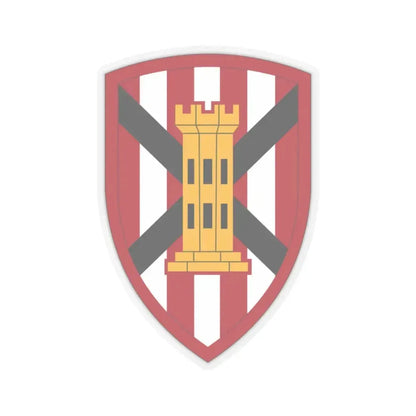 7 Engineer Brigade (U.S. Army) STICKER Vinyl Kiss-Cut Decal 3 Inch Transparent - The Sticker Space