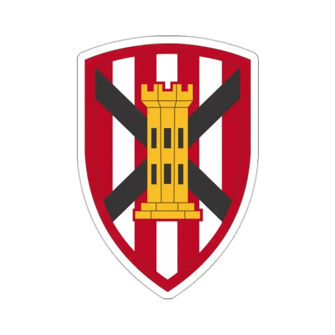 7 Engineer Brigade (U.S. Army) STICKER Vinyl Kiss-Cut Decal - The Sticker Space