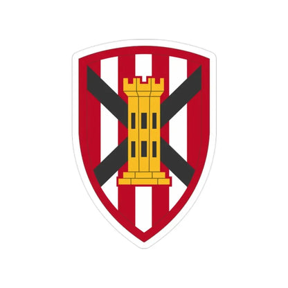 7 Engineer Brigade (U.S. Army) Transparent STICKER Die-Cut Vinyl Decal 2 Inch - The Sticker Space