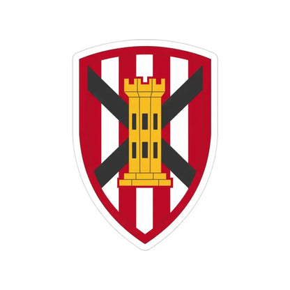 7 Engineer Brigade (U.S. Army) Transparent STICKER Die-Cut Vinyl Decal 3 Inch - The Sticker Space