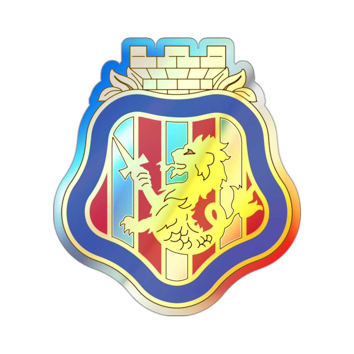 7 Engineer Brigade v2 (U.S. Army) Holographic STICKER Die-Cut Vinyl Decal-2 Inch-The Sticker Space