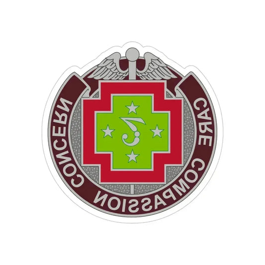 7 Field Hospital (U.S. Army) REVERSE PRINT Transparent Die-Cut STICKER 6 Inch Die-Cut Transparent - The Sticker Space