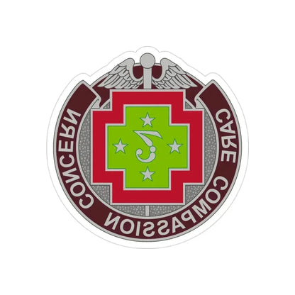 7 Field Hospital (U.S. Army) REVERSE PRINT Transparent Die-Cut STICKER - The Sticker Space