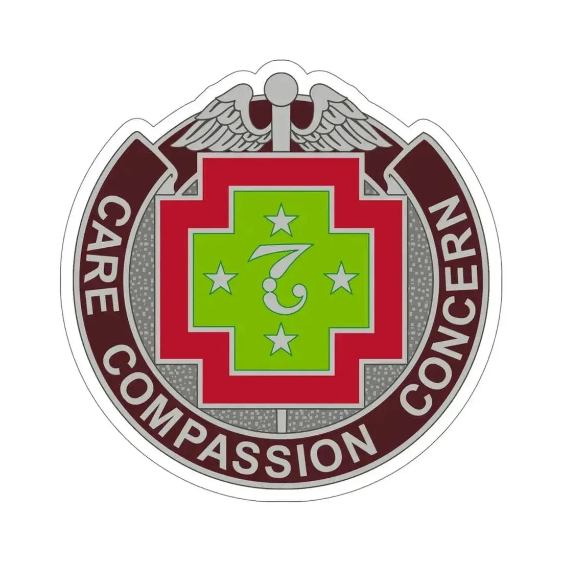 7 Field Hospital (U.S. Army) STICKER Vinyl Die-Cut Decal 6 Inch - The Sticker Space