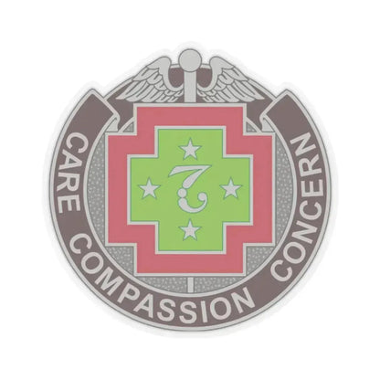 7 Field Hospital (U.S. Army) STICKER Vinyl Kiss-Cut Decal 2 Inch Transparent - The Sticker Space