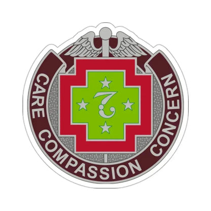 7 Field Hospital (U.S. Army) STICKER Vinyl Kiss-Cut Decal 2 Inch White - The Sticker Space