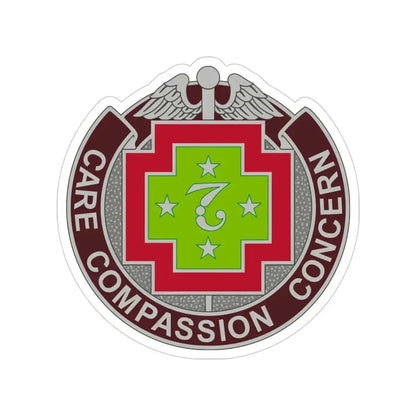 7 Field Hospital (U.S. Army) Transparent STICKER Die-Cut Vinyl Decal 4 Inch - The Sticker Space