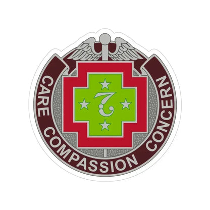 7 Field Hospital (U.S. Army) Transparent STICKER Die-Cut Vinyl Decal 5 Inch - The Sticker Space