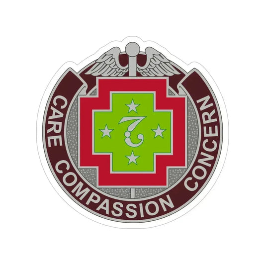 7 Field Hospital (U.S. Army) Transparent STICKER Die-Cut Vinyl Decal 6 Inch - The Sticker Space