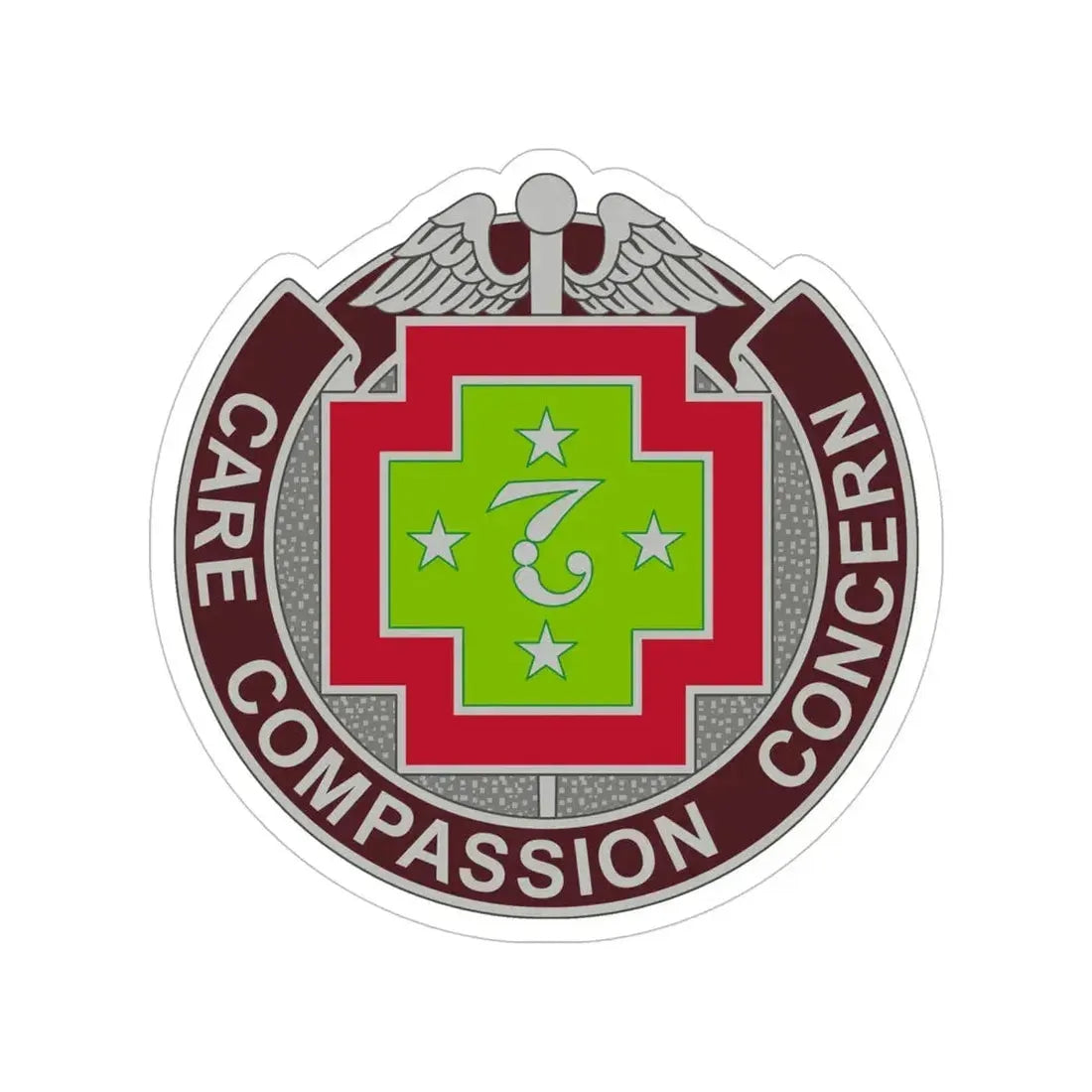 7 Field Hospital (U.S. Army) Transparent STICKER Die-Cut Vinyl Decal - The Sticker Space