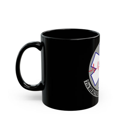 7 Healthcare Operations Squadron AFGSC (U.S. Air Force) Black Coffee Mug-The Sticker Space