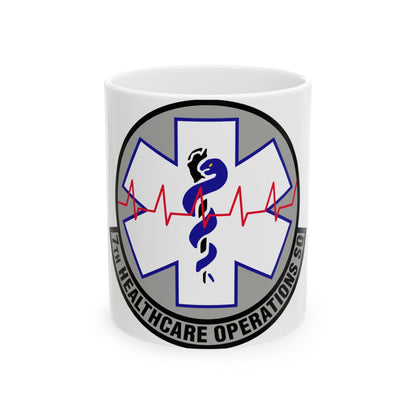 7 Healthcare Operations Squadron AFGSC (U.S. Air Force) White Coffee Mug-11oz-The Sticker Space