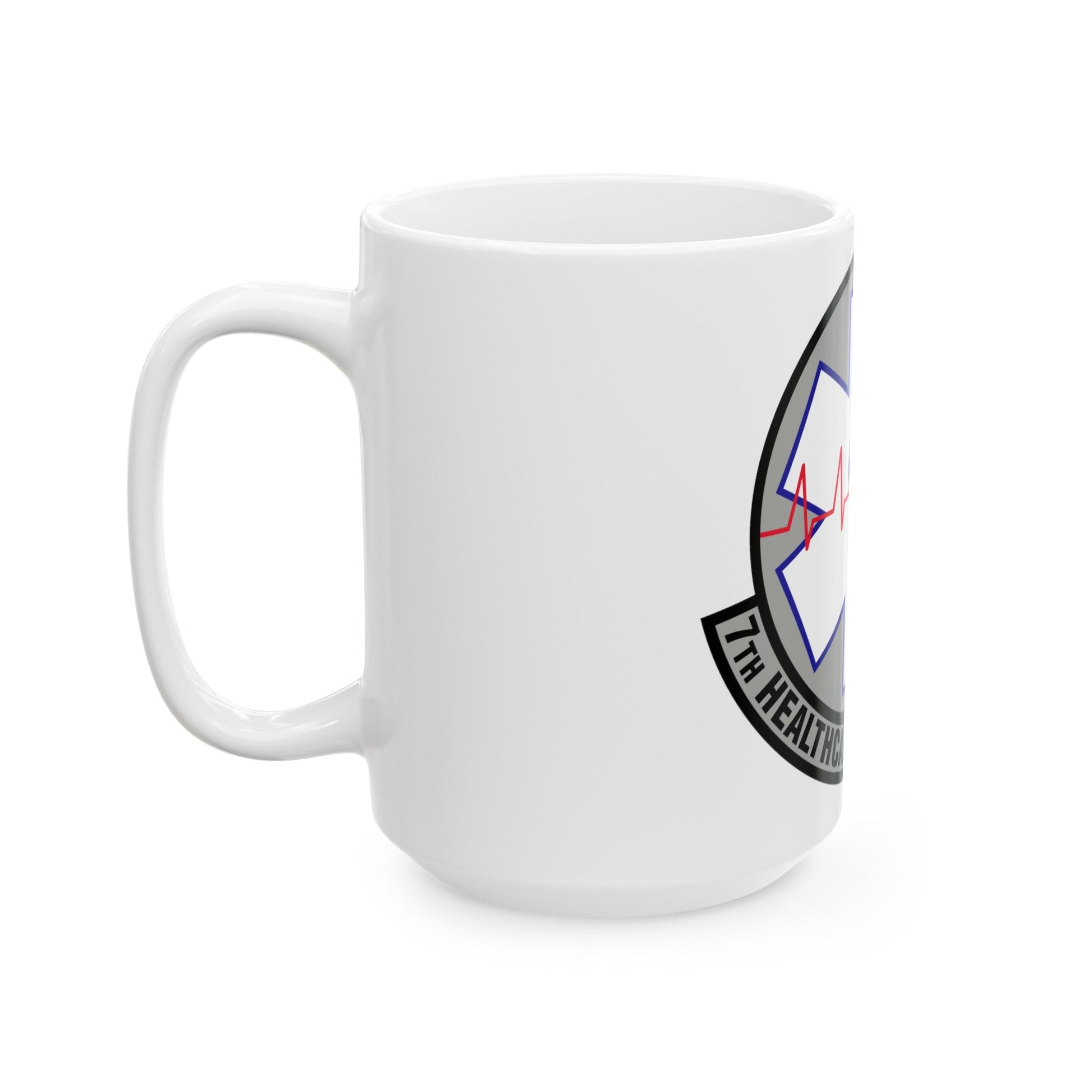 7 Healthcare Operations Squadron AFGSC (U.S. Air Force) White Coffee Mug-The Sticker Space