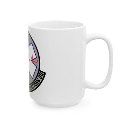 7 Healthcare Operations Squadron AFGSC (U.S. Air Force) White Coffee Mug-The Sticker Space